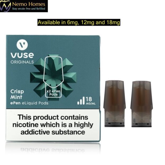Vuse “VYPE” Crisp Mint EPEN 3 Refill Pods Nemo Homes Vape Shop