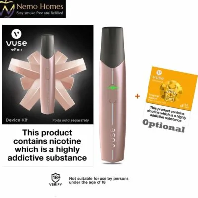 Buy Vuse Epen Pod Device | Vype Epen3 - Rose Gold + 2 x Mango 12mg  - Free UK Next Day Delivery (no minimum spend)